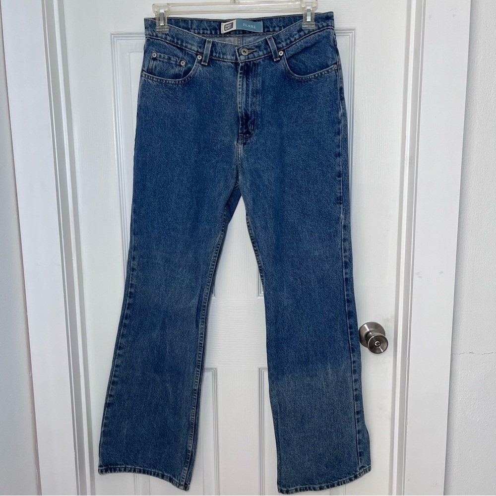 Faded Glory Y2K Blue Flare 100% Cotton Jeans